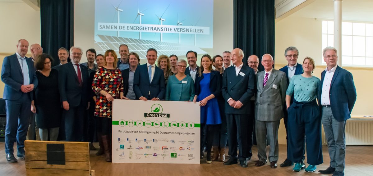 Green Deal voor grotere slaagkans duurzame energieprojecten