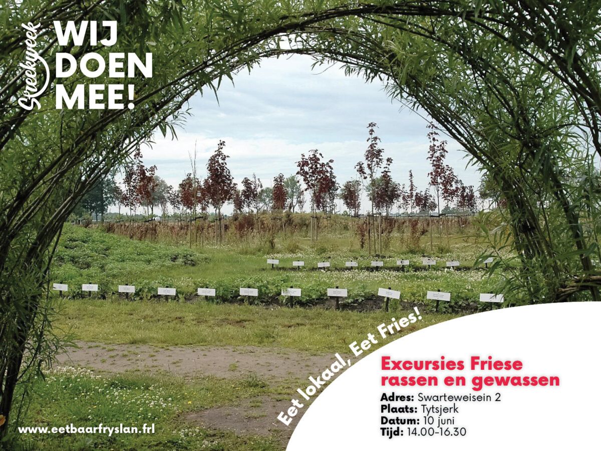 Doe ook mee met de Streekweek! Friese rassen en gewassen!