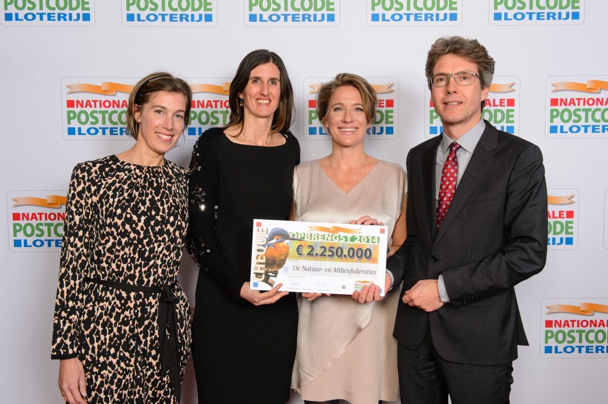 Postcode Loterij: 2,25 miljoen euro voor De Natuur en Milieufederaties