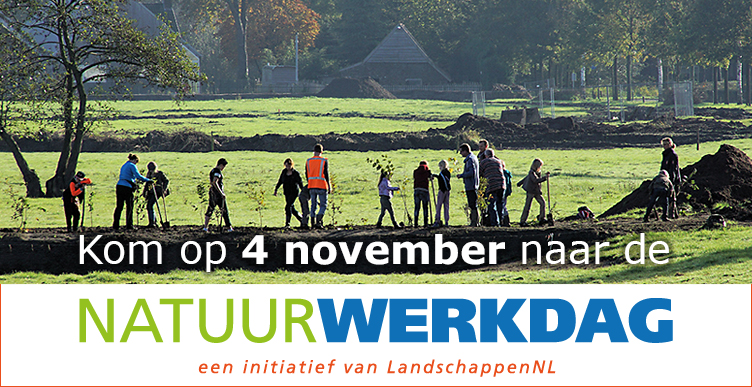 Samen buiten aan de slag; Natuurwerkdag 4 november