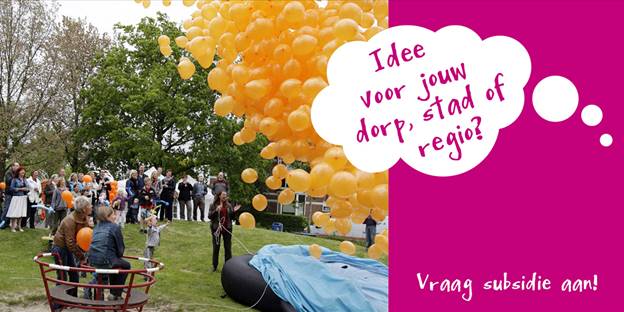 Idee voor jouw dorp,stad of regio? Vraag subsidie aan!