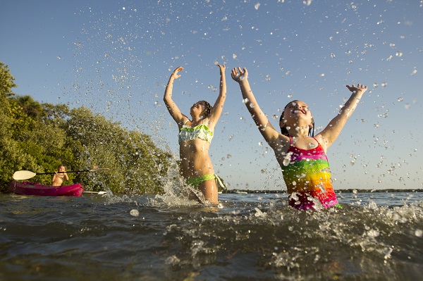 Big Jump Schoon Water Party bij Grote Wielen