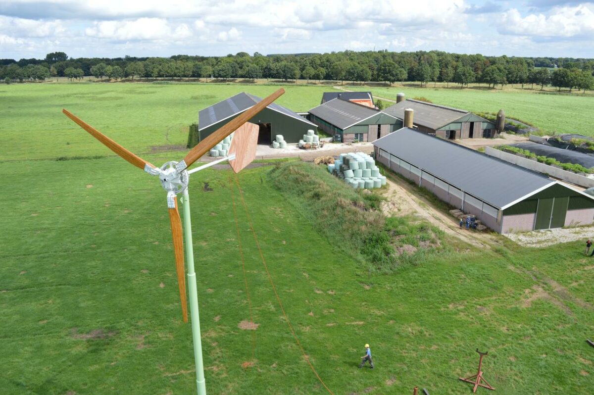 Bedrijf ziet kans voor houten windmolens in Fryslân