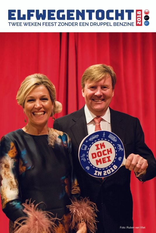 Koningshuis doet mee met Elfwegentocht