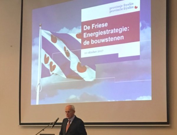 Pieter Winsemius presenteert Friese Energiestrategie