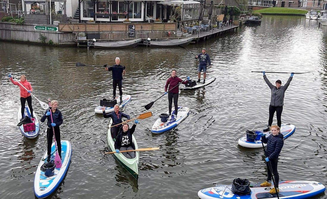 Skjin Wetter: Ruim duizend vrijwilligers maken de Friese wateren schoon