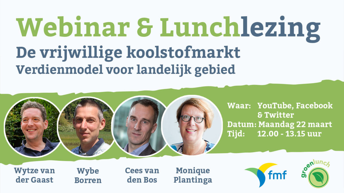 Groenlunch: De vrijwillige koolstofmarkt: verdienmodel voor landelijk gebied