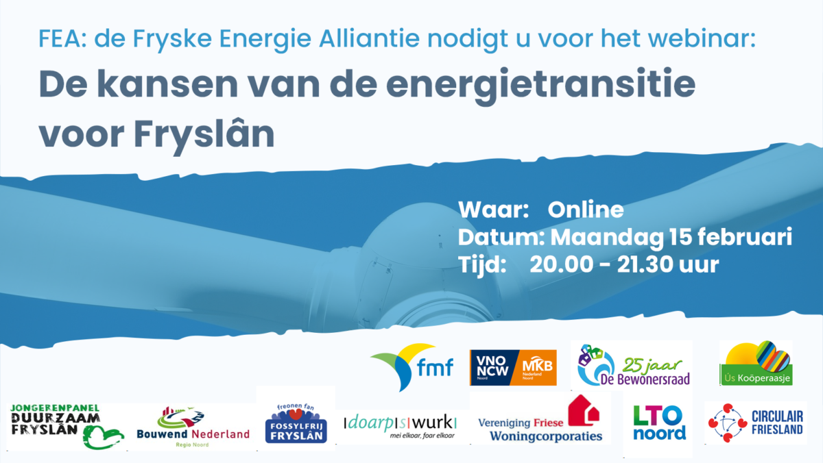 Uitnodiging: De kansen van de energietransitie voor Fryslân