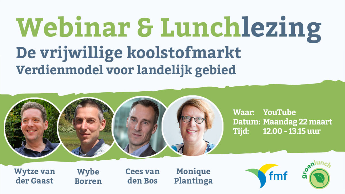 Groenlunch: De vrijwillige koolstofmarkt: verdienmodel voor landelijk gebied