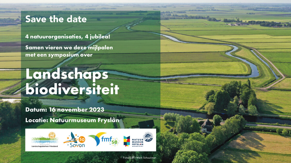 Save the date! Symposium Landschapsbiodiversiteit op 16 november