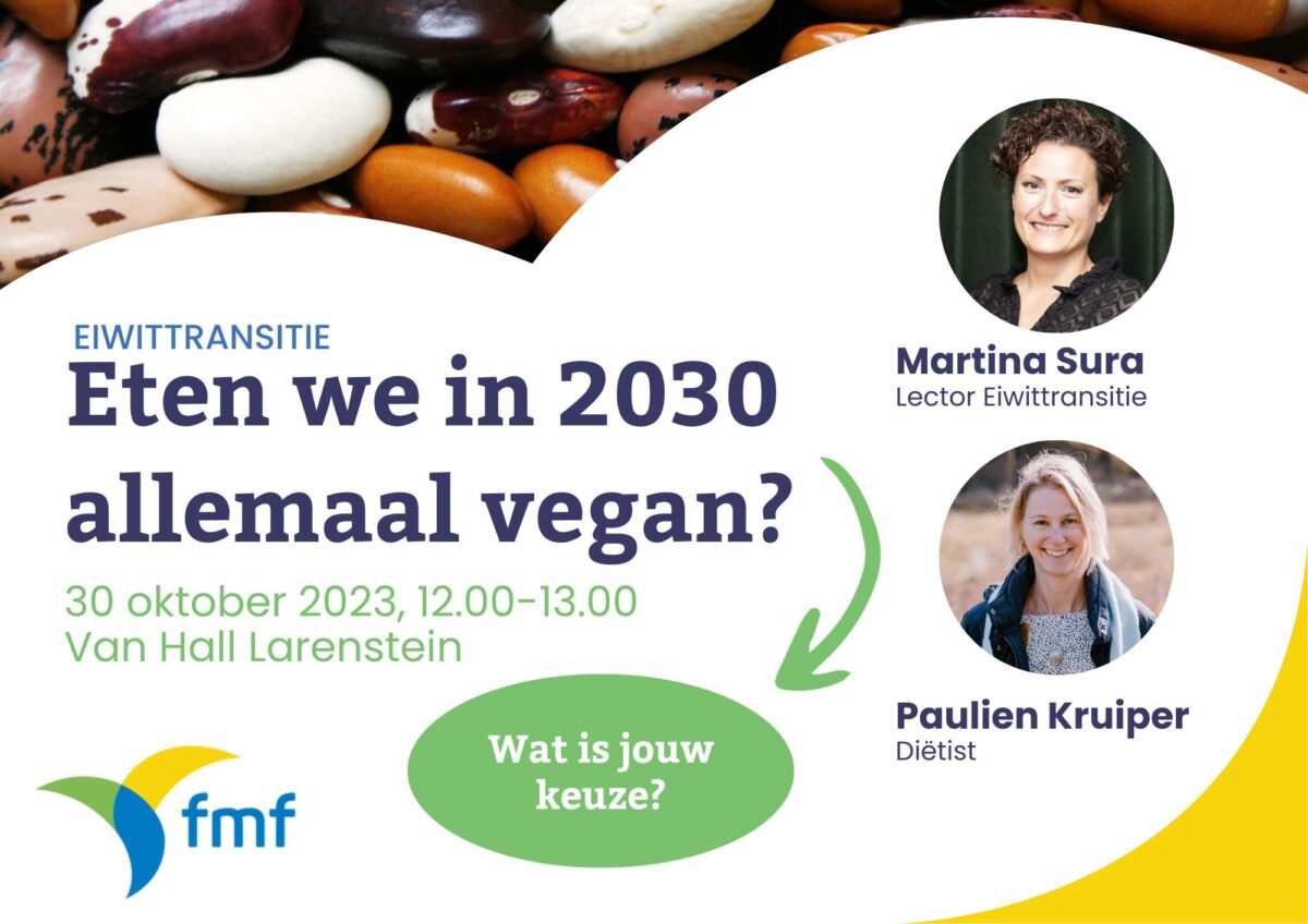 GroenLunch Eiwittransitie: Eten we in 2030 allemaal vegan?