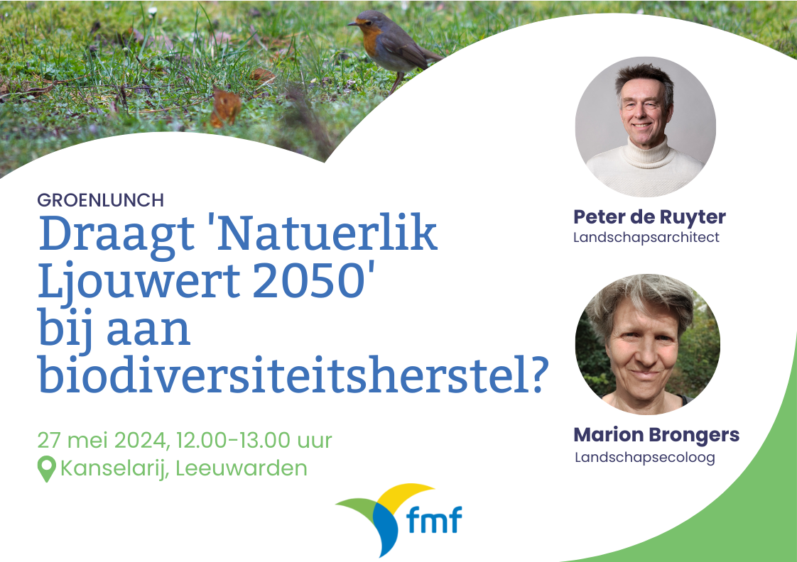 Groenlunch 27 mei: Een toekomstperspectief op meer biodiversiteit in de stad